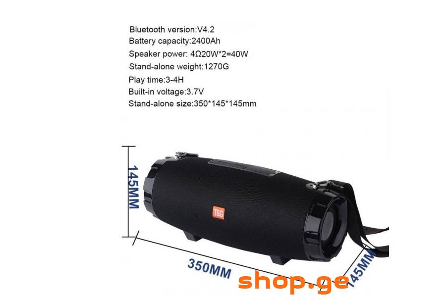 ბლუთუზ დინამიკი:TG-526