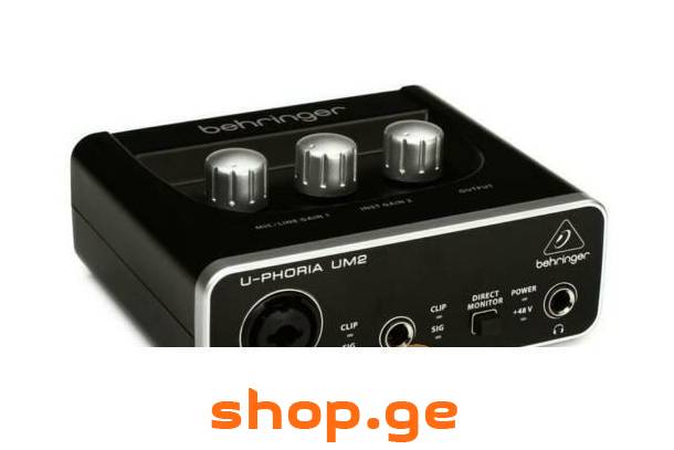 Behringer U-Phoria 2x2 UM2 Interface
