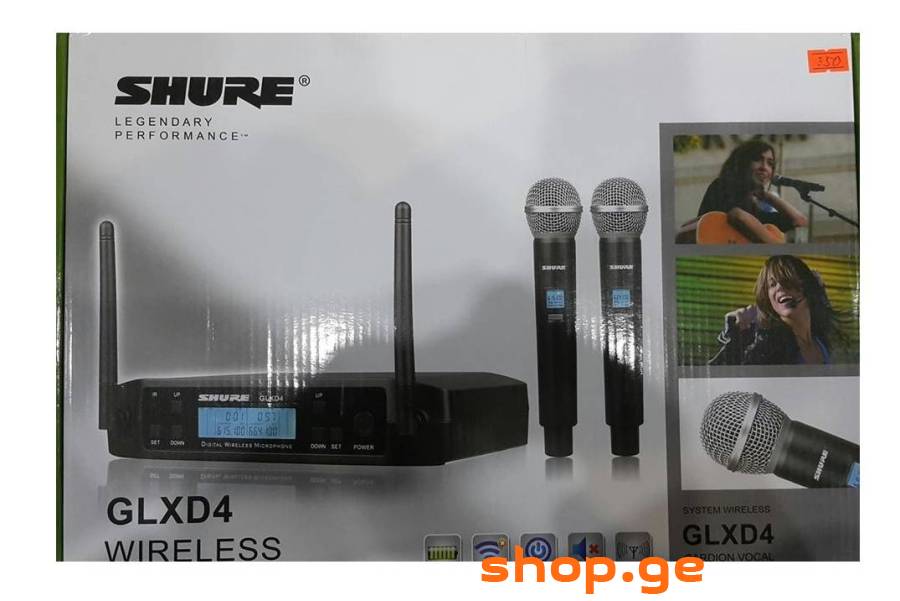 Shure GLXD4 wireless system