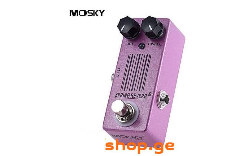 გიტარის რივერბ პედალი/ MOSKY spring reverb