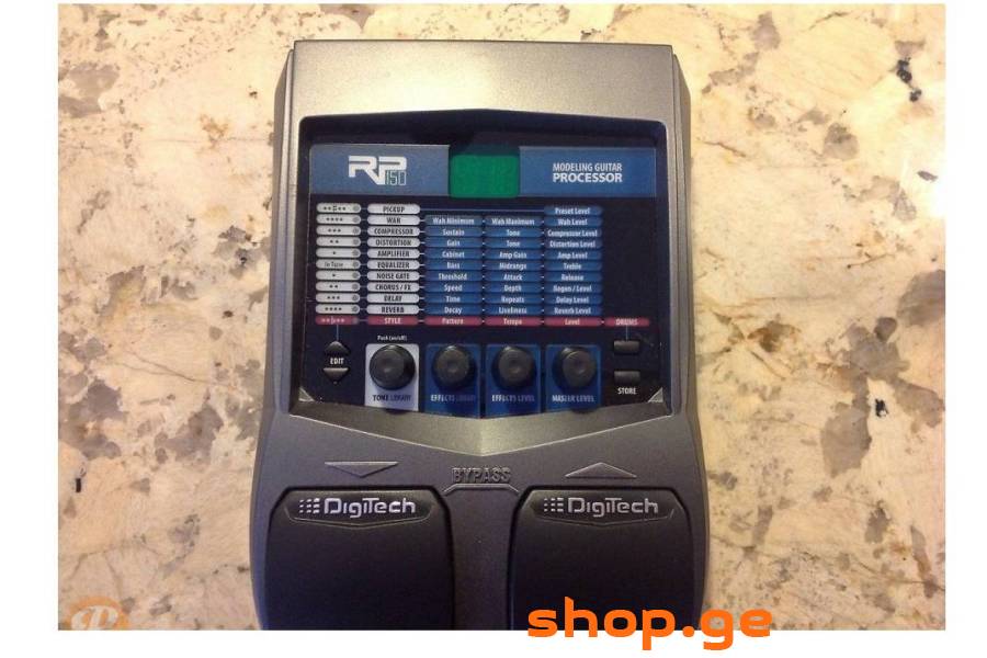 DigiTech RP150 პროცესორი "აკუსტიკა"