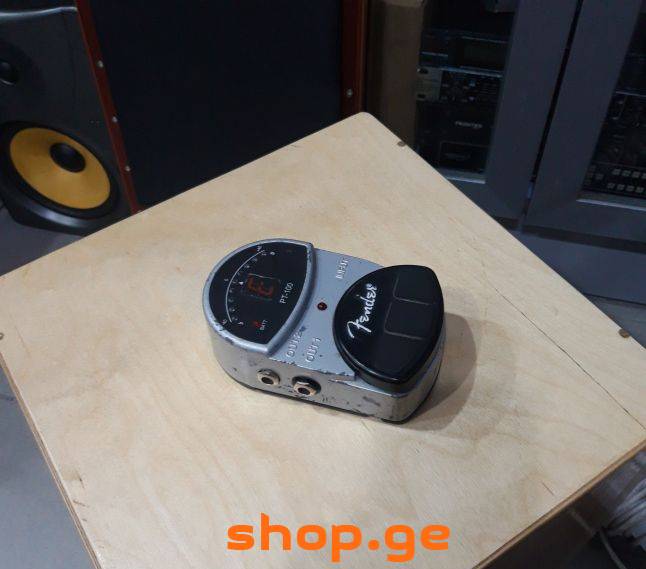 გიტარის პედალ ტუნერი (ამწყობი) Fender PT-100