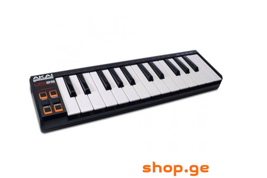 მიდი კონტროლერი Akai LPK25 "აკუსტიკა"
