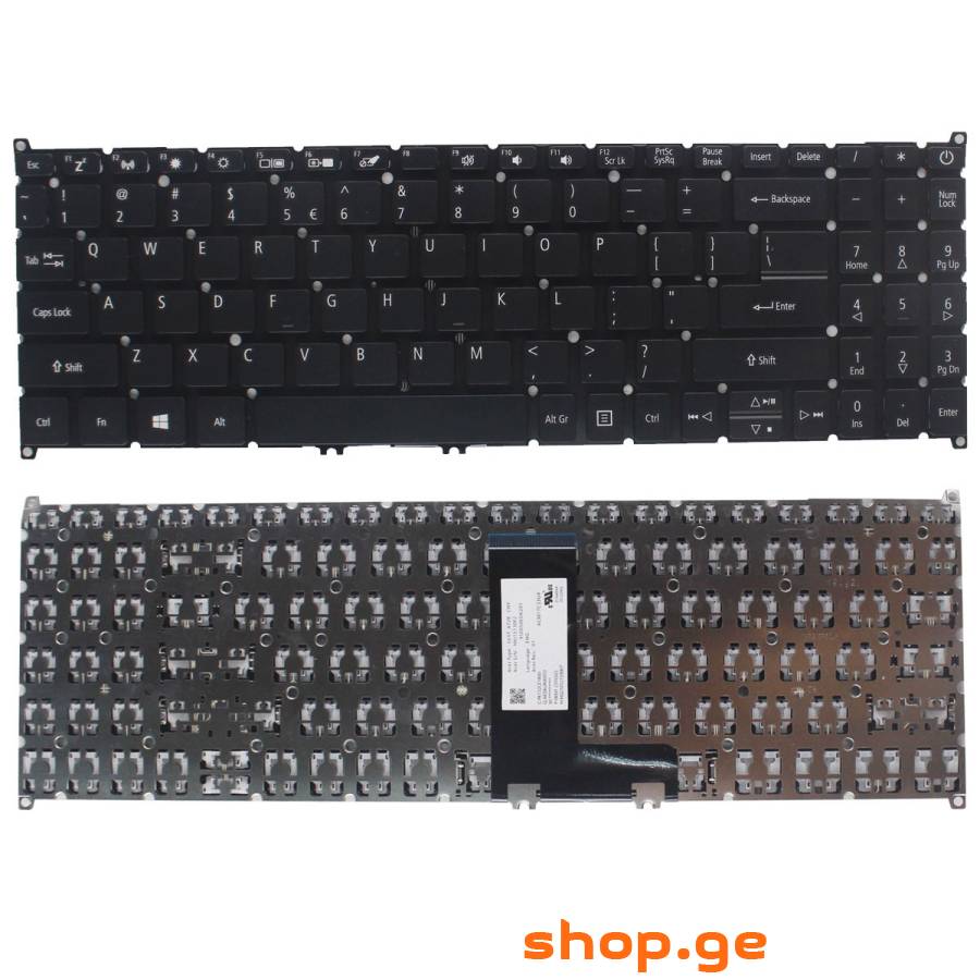 Acer A315-55 A315-22 A315-34 A115-31 კლავიატურა