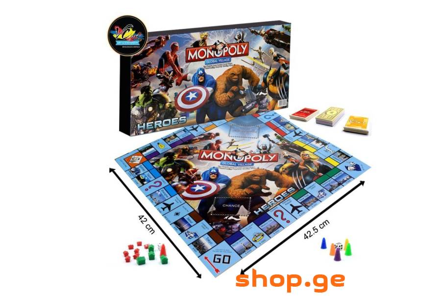 სამაგიდო თამაში მონოპოლია AVENGERS