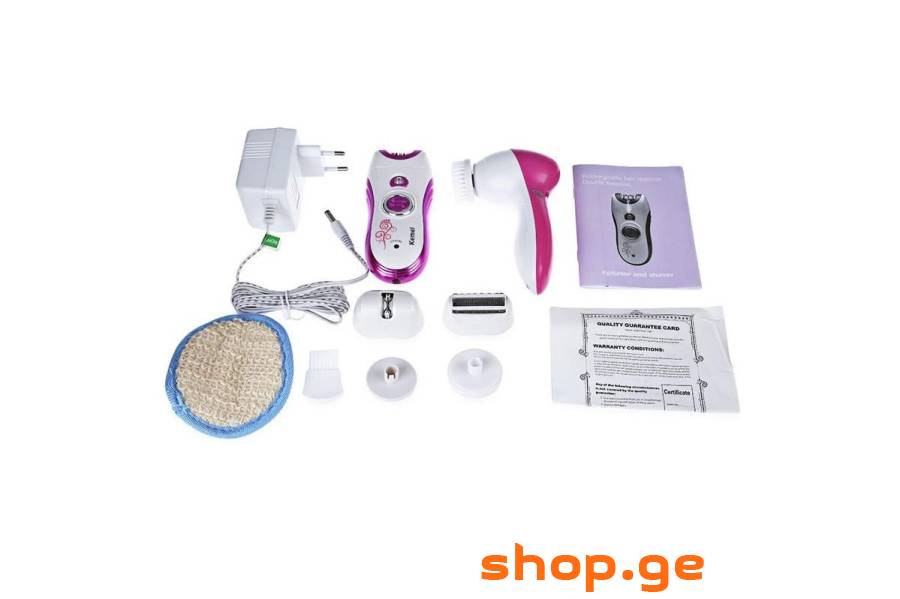 Kemei KM-3066 მულტიფუნქციური ეპილატორი 6-1 ში!