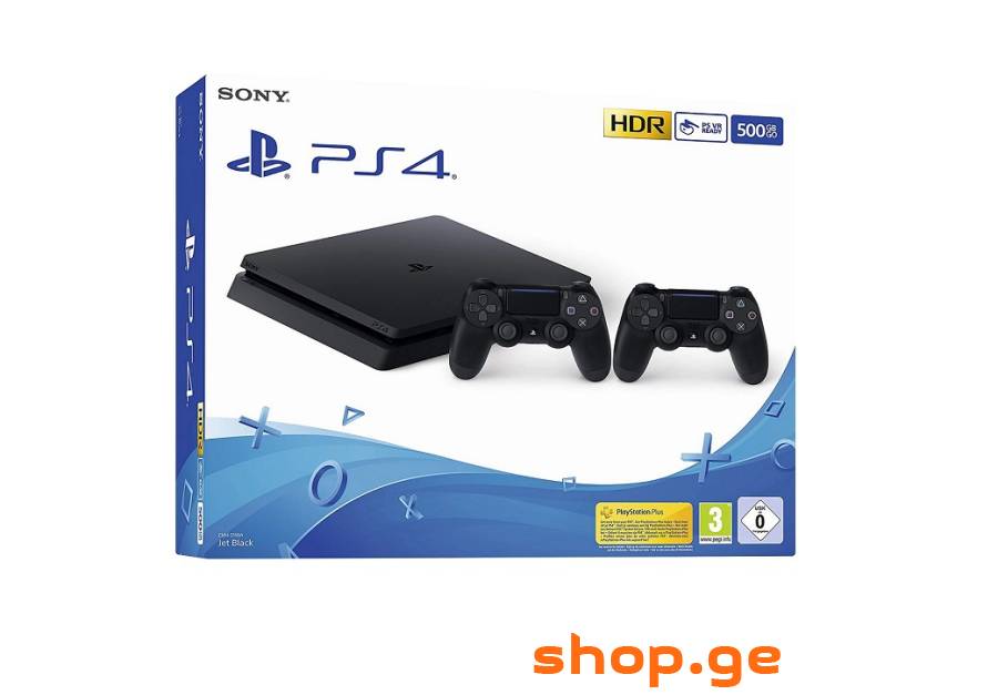 მაღაზიიდან 6 თვიანი გარანტიით. PS4 500gb