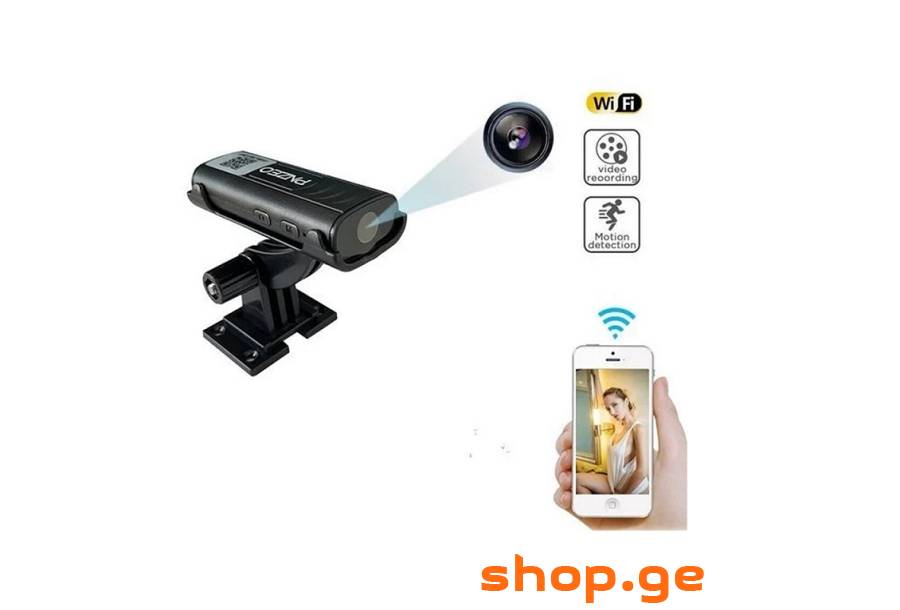 Micro Security Cam მცირე ზომის Wi-Fi კამერა
