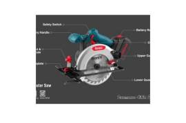 უსადენო ცირკულარული ხერხი Ronix-8609 20v