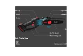 უსადენო ჯაჭვური ხერხი Ronix-8600 20v