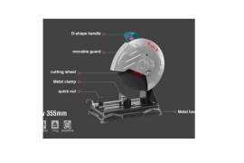 მეტალის საჭრელი ხერხი Ronix-5904 2000w 355mm