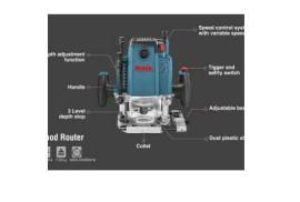 ელექტრო როუტერი Ronix-7113 2100w 6-8-12mm