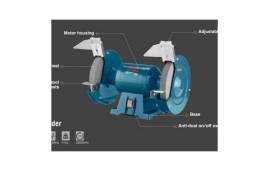 ელექტრო სალესი Ronix-3502N 350W, 2950RPM