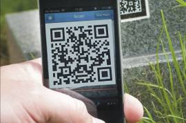 QR კოდი სასაფლაოს ქვისთვის