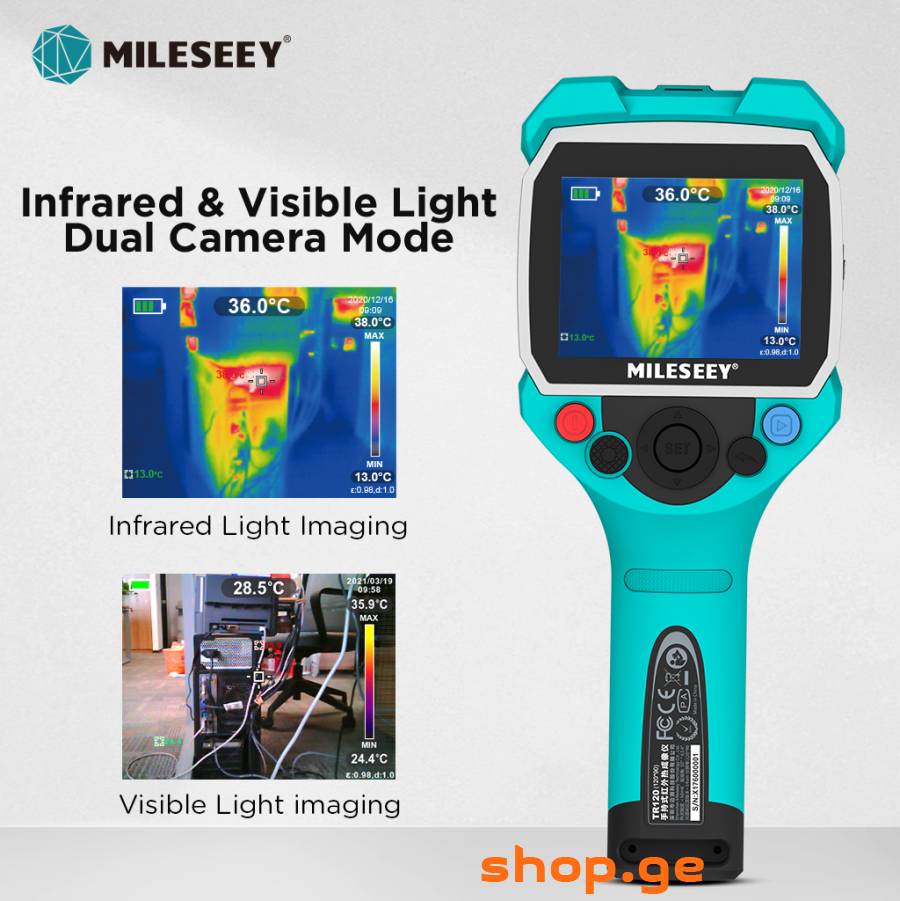თერმო კამერა Mileseey TR120 ტეპლოვიზორი