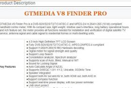 GTMedia V8 Finder Pro Satellite Finder DVB-S2X/S2