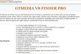 GTMedia V8 Finder Pro Satellite Finder DVB-S2X/S2