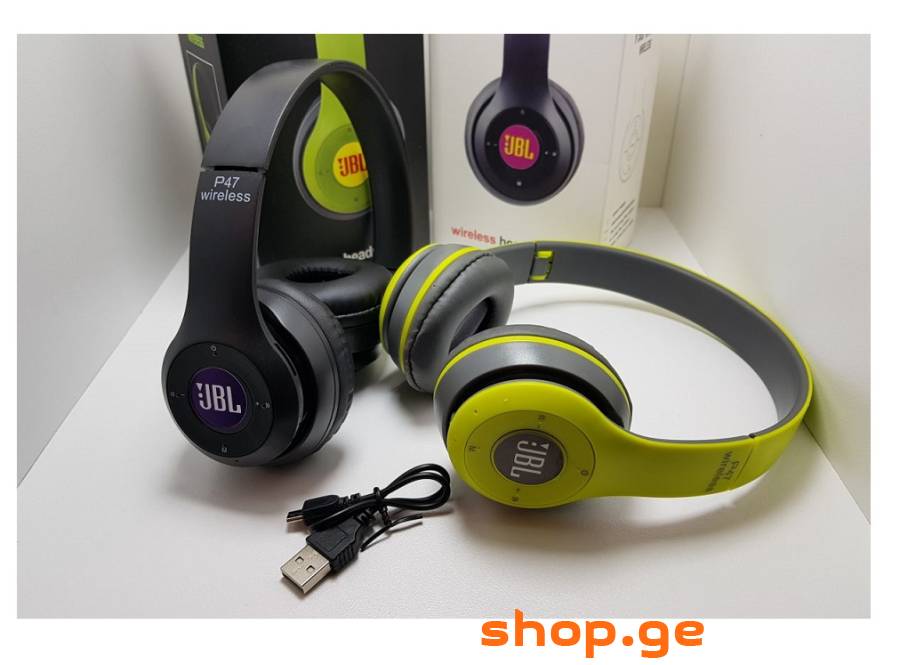 JBL - ბლუთუზ ყურსასმენები, ამერიკიდან!
