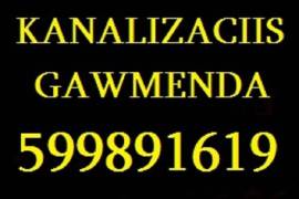 KANALIZACIIS GAWMENDA GAMODZAXEBIT , 599 89 16 19