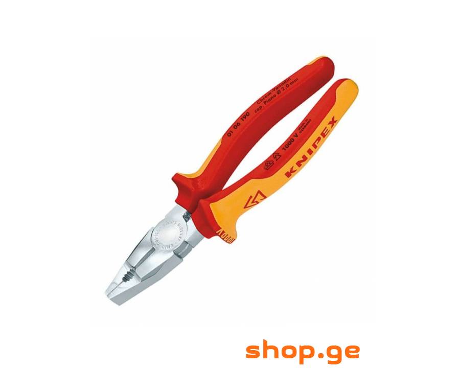 KNIPEX ბრტყელტუჩა 190მმ 1000V