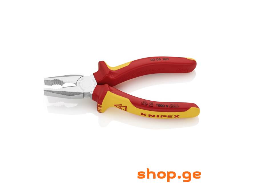 KNIPEX ბრტყელტუჩა 200მმ 1000V