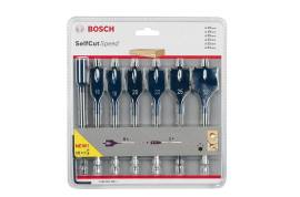 BOSCH 7ც. ხის ბურღების ნაკრები + დამაგრძელებელი 