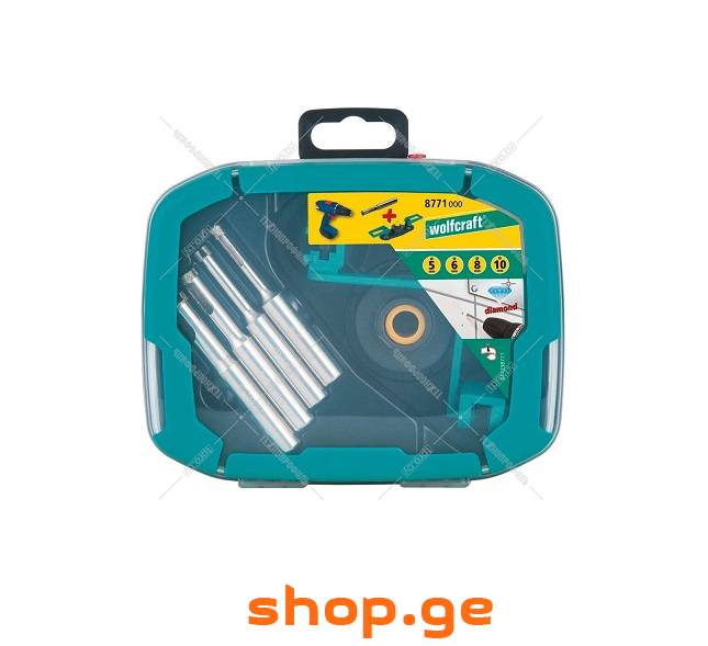 WOLFCRAFT კაფელის სახვრეტი ბურღების ნაკრები