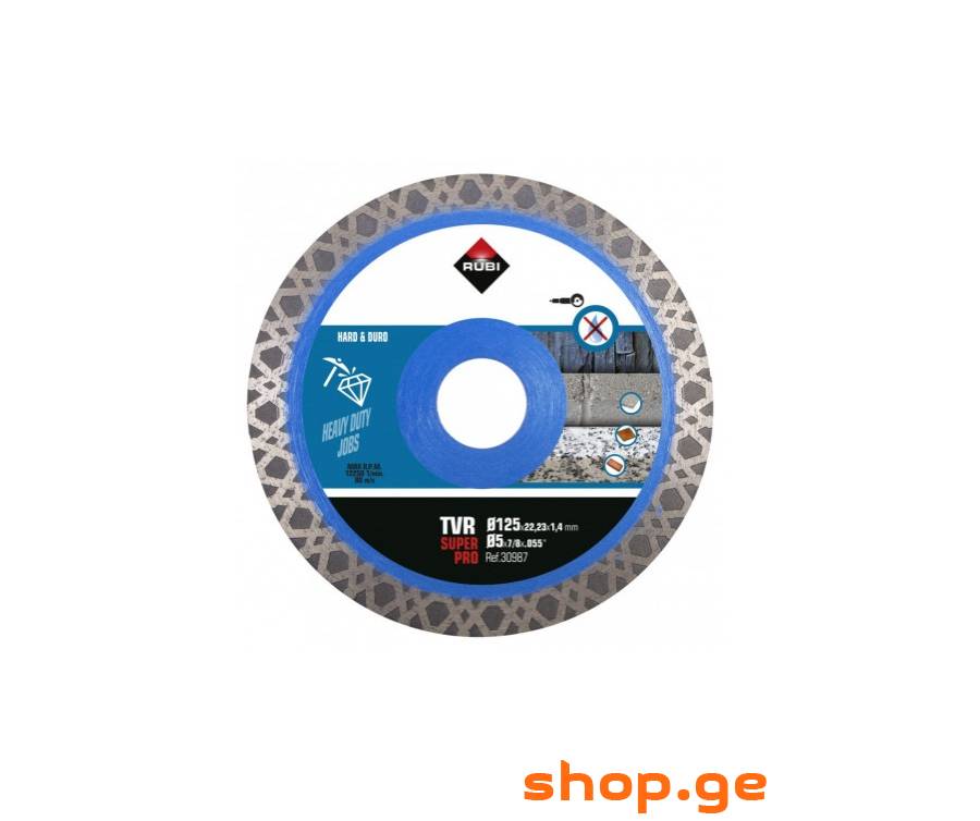 RUBI HARD & DURO TVA SUPERPRO 125MM