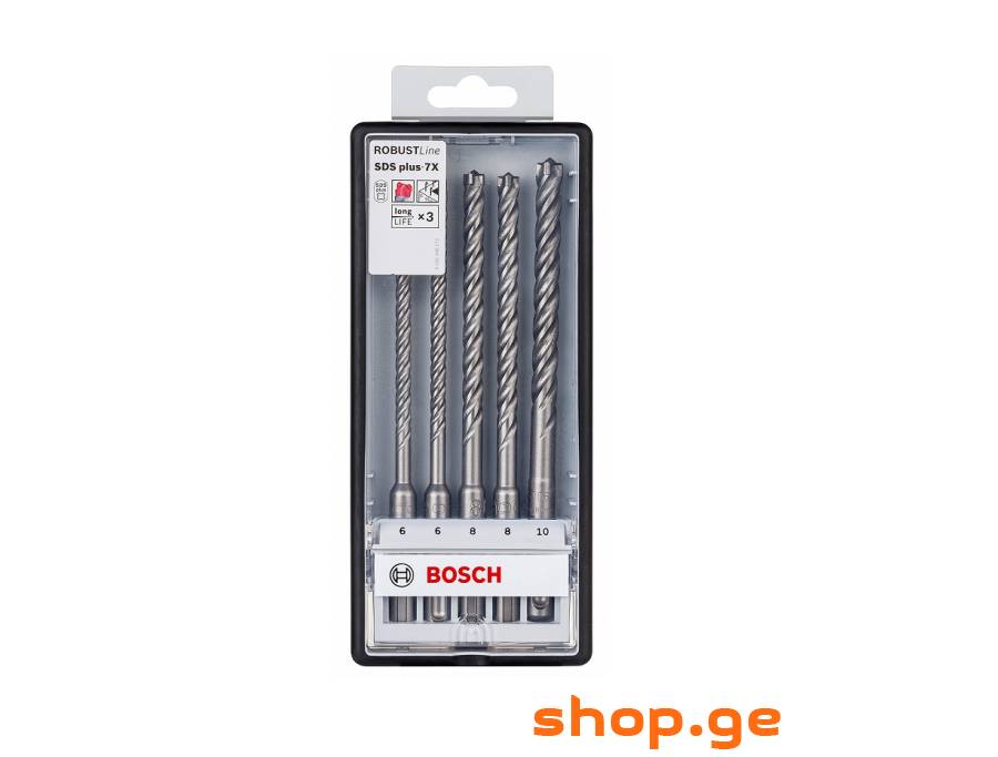 BOSCH SDS PLUS 7X 5ც. არმირებული ბეტონის სახვრეტი
