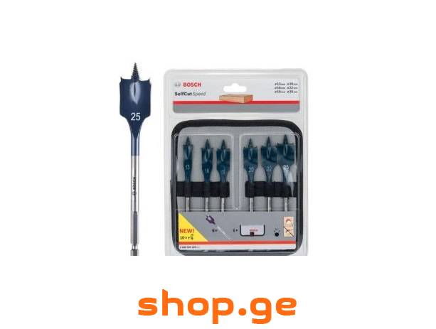 BOSCH 6ც ხის ბუღების ნაკრები