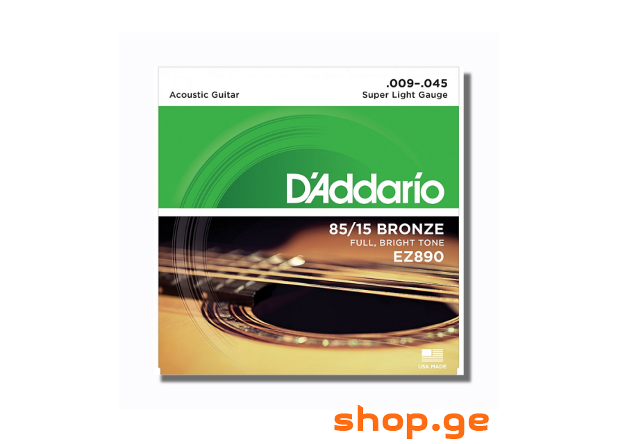 Daddario EZ890 SET ACOUS GTR 85/15 SUP LITE