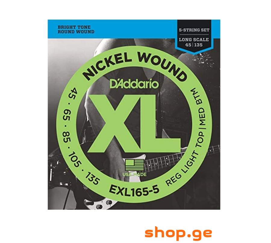 Daddario EXL165-5 SET BASS XL 45-135 LONG 5STR
