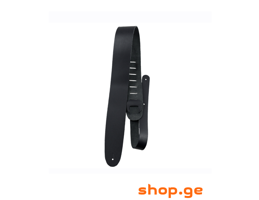 Daddario 2.5 BASIC LTH BLACK გიტარის ქამარი