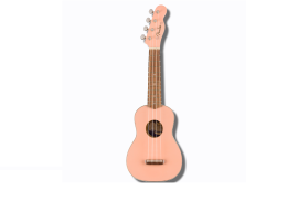 Fender Venice Soprano Uke, Walnut Fingerboard Pink