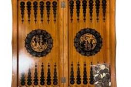 ნარდი მასიური ხის. 60/60სმ 