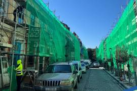 ფასადზე სამუშაო ხარაჩო