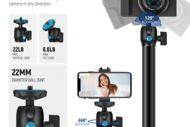 NEEWER TL283 Extendable Camera Desk Mount with Bal