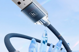 USB კაბელი Toocki Crystal Aluminum USB To Lightnin