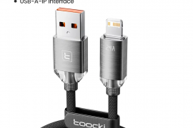  USB კაბელი Toocki Crystal Aluminum USB To Lightni