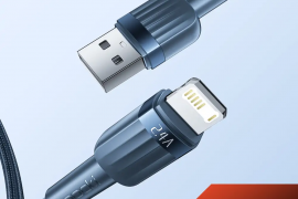 USB კაბელი Toocki Yarn Metal 2.4A Cable USB-A to L
