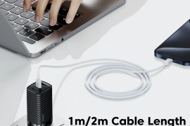 USB კაბელი Toocki 60W USB-C to USB-C Cable, For iP