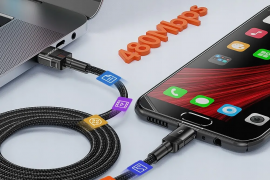 USB კაბელი Toocki Braided 2.4A USB To Micro USB Ca