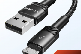 USB კაბელი Toocki Braided 2.4A USB To Micro USB Ca