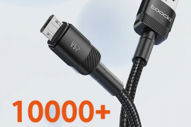 USB კაბელი Toocki Braided 2.4A USB To Micro USB Ca