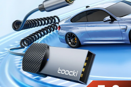 აუდიო ადაპტერი TOOCKI USB to Aux Car Bluetooth 5.0
