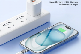 OTG ადაპტერი Toocki OTG Lightning to USB-C Adapter