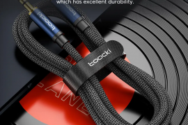 აუდიო კაბელი TOOCKI 3.5mm Male to Male AUX Audio C