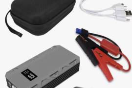 ✅ CP-F43 პორტატული სტარტერი, დამქოქი.12 V -აკუმულა