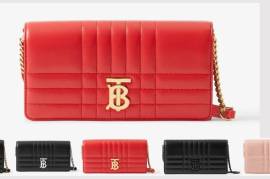 BURBERRY Quilted Leather Lola Wallet