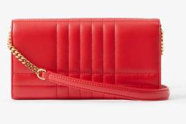 BURBERRY Quilted Leather Lola Wallet